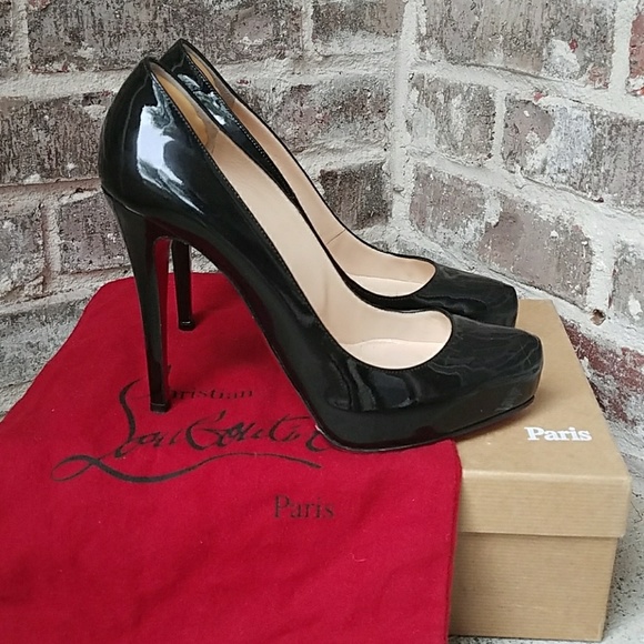Christian Louboutin Shoes - Christian Louboutin Rolando 120 Patent Calf Heels